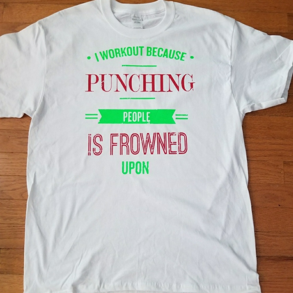 NICE  TEE FOR THOSE STRONG MEN OUT THERE.